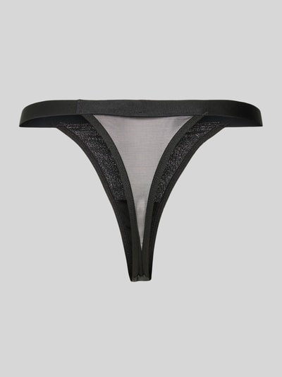 HUGO String mit Glitter-Effekt Modell 'Lurex' Black 3