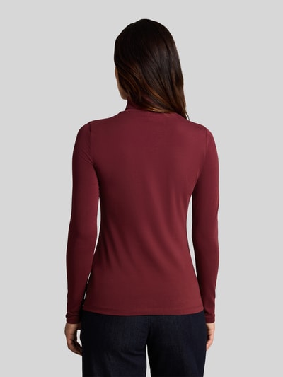 Tom Tailor Langarmshirt mit Rollkragen Bordeaux 5
