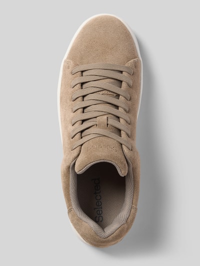 Selected Homme Low Top Sneaker aus echtem Rindsleder Modell 'DAVID CHUNKY' Sand 3