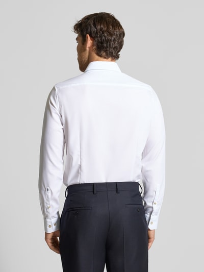 SEIDENSTICKER Slim Fit Business-Hemd mit Kentkragen Weiss 5