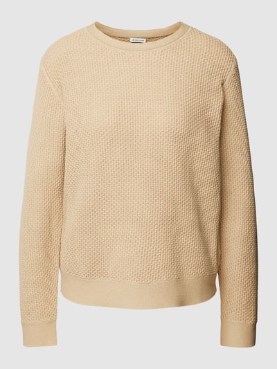 Tom Tailor Gebreide pullover met structuurmotief Beige - 2