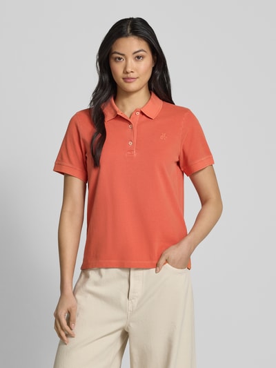 Marc O'Polo Regular Fit Poloshirt aus Light Piqué-Jersey Orange 4