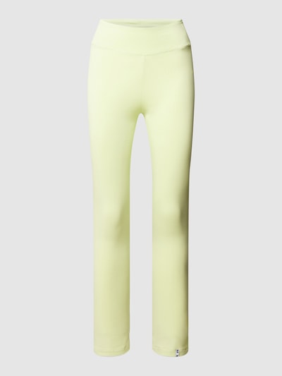 Armedangels Legging met labeldetail, model 'Faribaa 2' Lichtgroen - 2