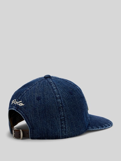 Polo Ralph Lauren Basecap mit Label Schriftzug Jeansblau 2