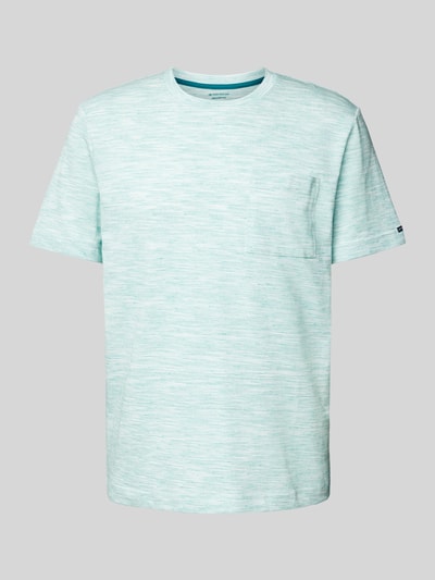 Tom Tailor Regular Fit T-Shirt aus Baumwoll-Mix Petrol 2