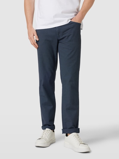 Brax Stoffen broek in 5-pocketmodel, model 'CADIZ' Marineblauw - 4