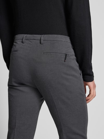 Cinque Slim fit stoffen broek met stretch, model 'CiBrody' Donkergrijs gemêleerd - 3