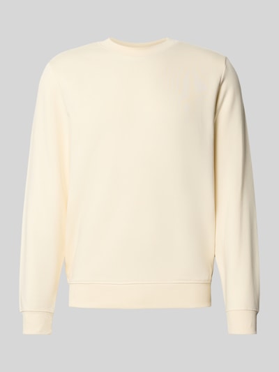 MCNEAL Regular Fit Sweatshirt aus Baumwoll-Mix mit Rundhalsausschnitt Ecru 2