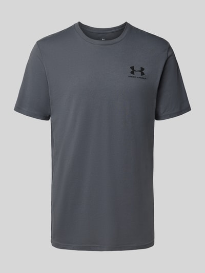 Under Armour T-Shirt mit Label-Print Anthrazit 2
