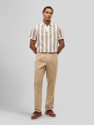 Tommy Hilfiger Relaxed Fit Poloshirt aus reiner Baumwolle Beige 1
