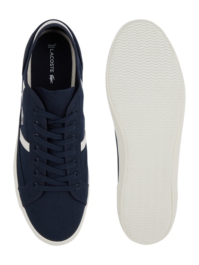 Lacoste Sneaker 'Sideline' aus Canvas und Leder Dunkelblau 5