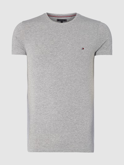 Tommy Hilfiger T-shirt met ronde hals Middengrijs - 1