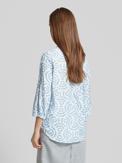 Eterna Blouse met all-over print Lichtblauw - 5