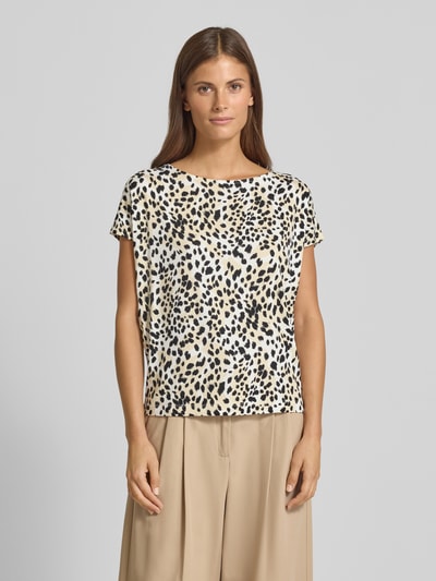 s.Oliver RED LABEL Loose Fit T-Shirt aus Viskose-Mix Offwhite 4