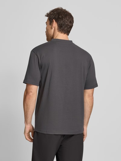 BOSS Green Regular Fit T-Shirt aus reiner Baumwolle Modell 'TEE 10' Mittelgrau 5