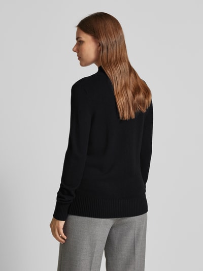 Christian Berg Woman Gebreide pullover met ribboorden, model 'Aliv' Zwart - 5