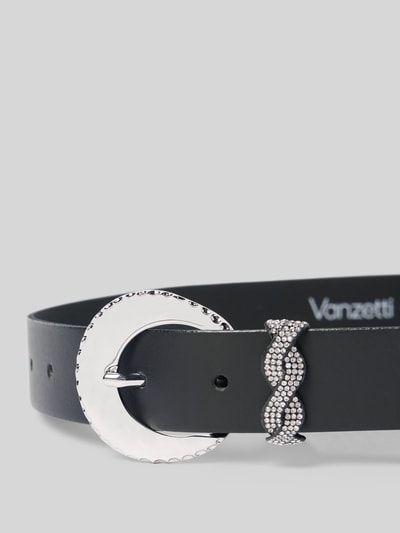 Vanzetti Gürtel mit Dornschließe Black 2