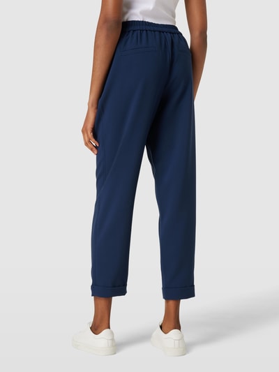 Esprit Broek met elastische band Marineblauw - 5