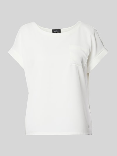 monari T-Shirt mit Brusttasche Offwhite 1