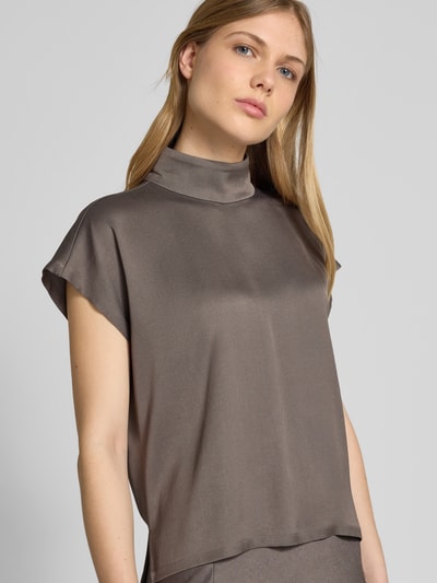 Drykorn Blouseshirt met opstaande kraag Leem - 3