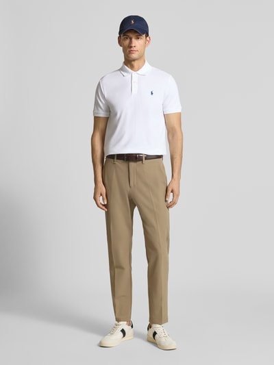 Polo Ralph Lauren Koszulka polo o kroju slim fit z wyhaftowanym logo Biały 1