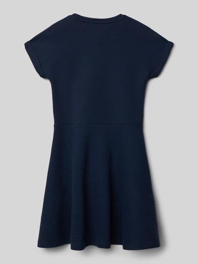 Tommy Hilfiger Teens T-Shirt-Kleid aus Baumwoll-Mix mit Logo-Print Modell 'Spacer' Marine 3
