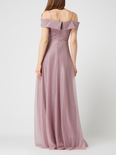 TROYDEN COLLECTION Abendkleid mit Glitter-Effekt Mauve 4