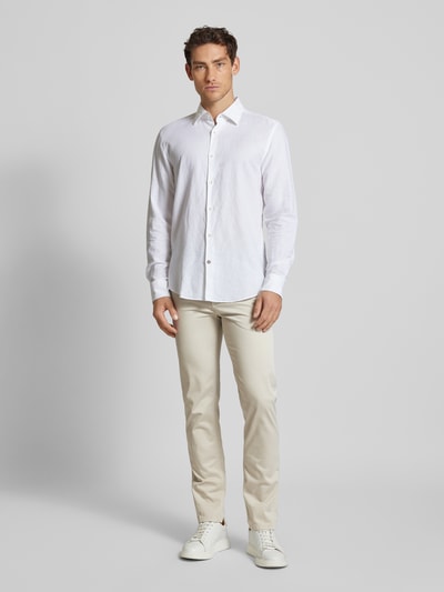 BOSS Orange Slim fit chino met steekzakken Beige - 1