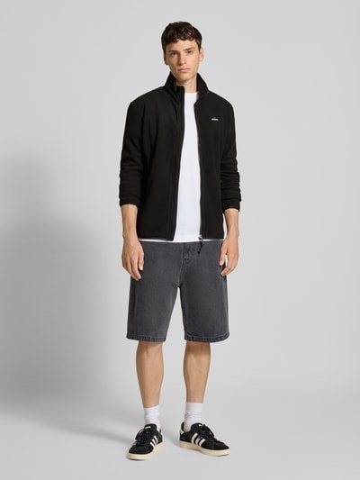 Superdry Fleecejack met opstaande kraag Zwart - 1