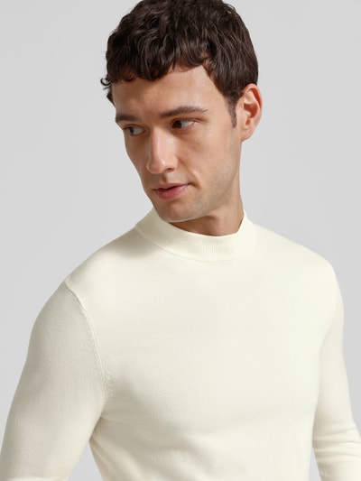 Antony Morato Gebreide pullover met ribboorden Wit - 3