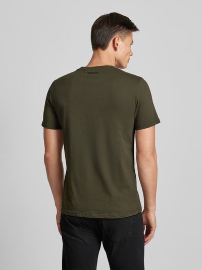 Antony Morato Regular fit T-shirt met ronde hals Olijfgroen - 5