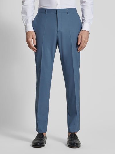 HUGO Garnitur o kroju slim fit z mieszanki wełny Model 'ARTI-HESTEN' Szaroniebieski 6