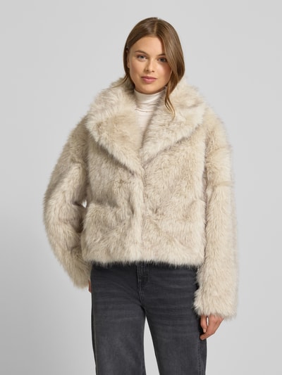 Copenhagen Muse Kurtka ze sztucznego futra model ‘PLUSHY’ Beżowy 4