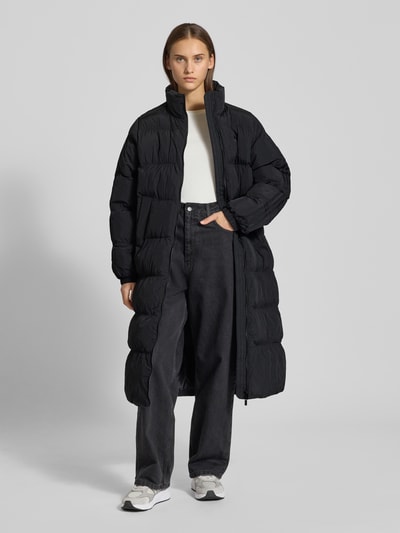 adidas Originals Płaszcz pikowany ze stójką Czarny 1