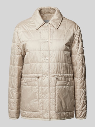 MaxMara Leisure Steppjacke mit Umlegekragen Modell 'COMO' Mittelgrau 2