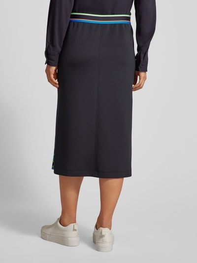 Marc Cain Midirok met elastische band Koningsblauw - 5