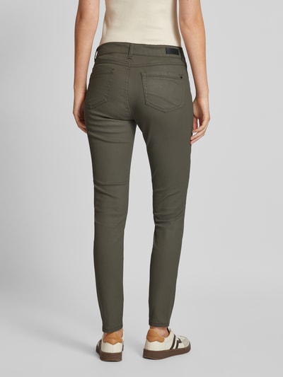 Angels Skinny fit jeans met ritszakken, model 'MALOU' Leem - 5