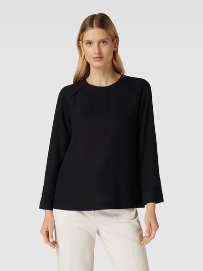 Marc Cain Blusenshirt mit Rundhalsausschnitt Black 4