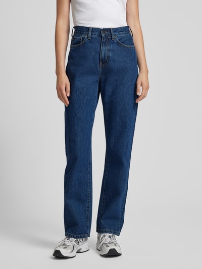 Carhartt Work In Progress Straight Fit High Waist Jeans Modell 'Noxon' Jeansblau 4