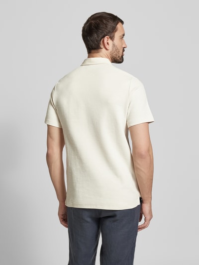 s.Oliver RED LABEL Regular Fit Poloshirt aus Baumwoll-Mix Sand 5