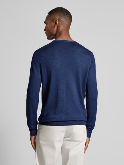 GRAN SASSO Gebreide pullover van puur kasjmier Marineblauw - 5