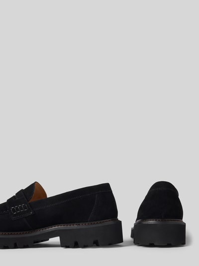 Steve Madden Mokasyny skórzane z paskiem na cholewce model ‘NOORDIN’ Czarny 2