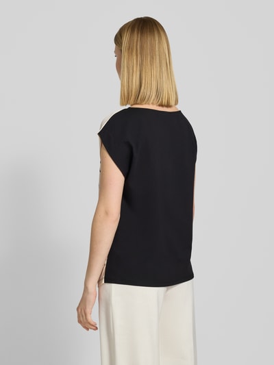 s.Oliver BLACK LABEL Regular fit blouseshirt met contrastmotief  - 5