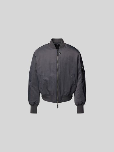 Wood Wood Bomberjacke mit Zweiwege-Reißverschluss Mittelgrau 2