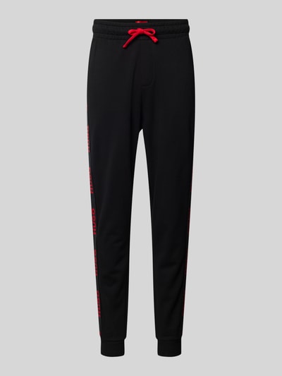 HUGO Sweatpants mit Label-Details Modell 'Sporty' Black 2