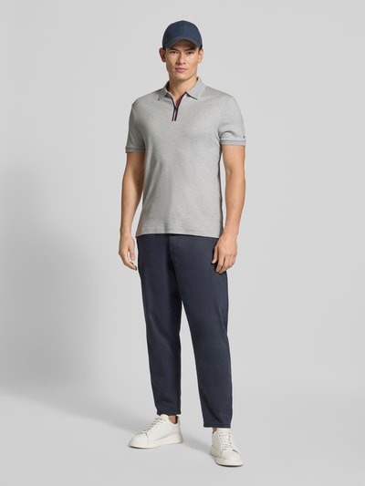 Tommy Hilfiger Regular fit poloshirt van puur katoen Lichtgrijs - 1