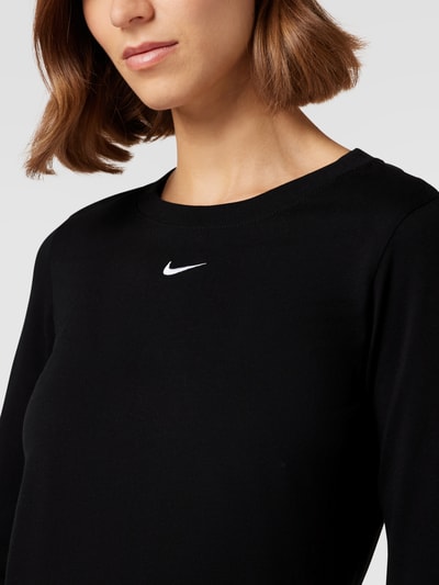 Nike Longsleeve aus Baumwolle mit Logo-Stitching Black 3