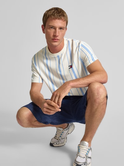 Tommy Jeans Regular fit T-shirt van puur katoen Offwhite - 3