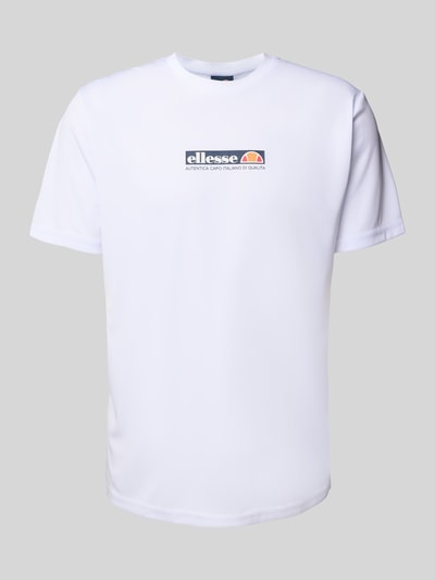 Ellesse T-shirt met labelprint, model 'CORBOBA' Wit - 2
