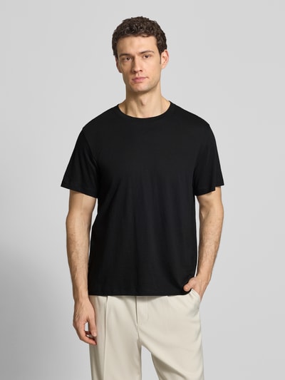 Selected Homme Regular Fit T-Shirt aus reiner Baumwolle Modell 'HASPEN' Black 4